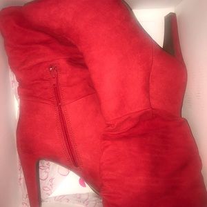 Women’s size 10 Red Heel Boots